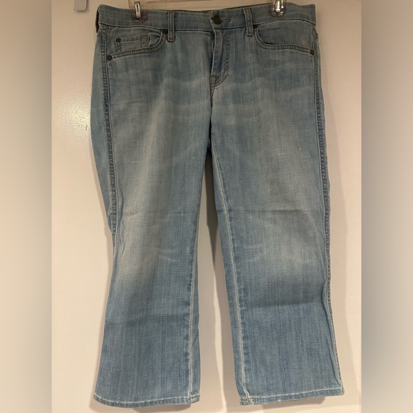 7 for All Mankind cropped slim cropped jeans - Picture 1 of 6